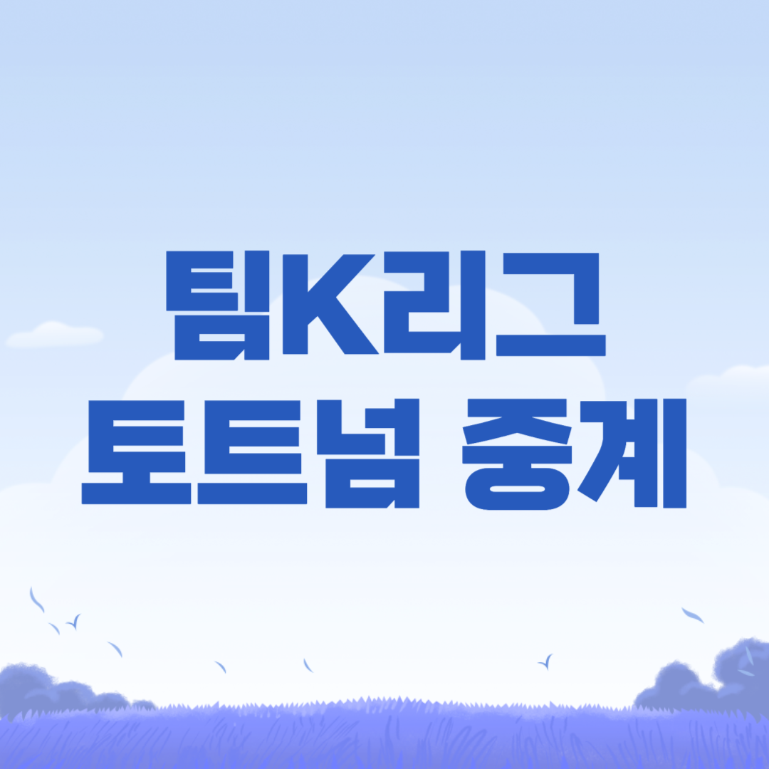 팀K리그 토트넘 중계