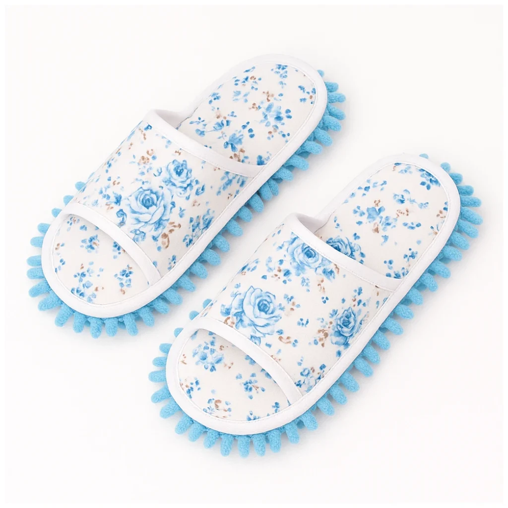 극세사 청소 슬리퍼