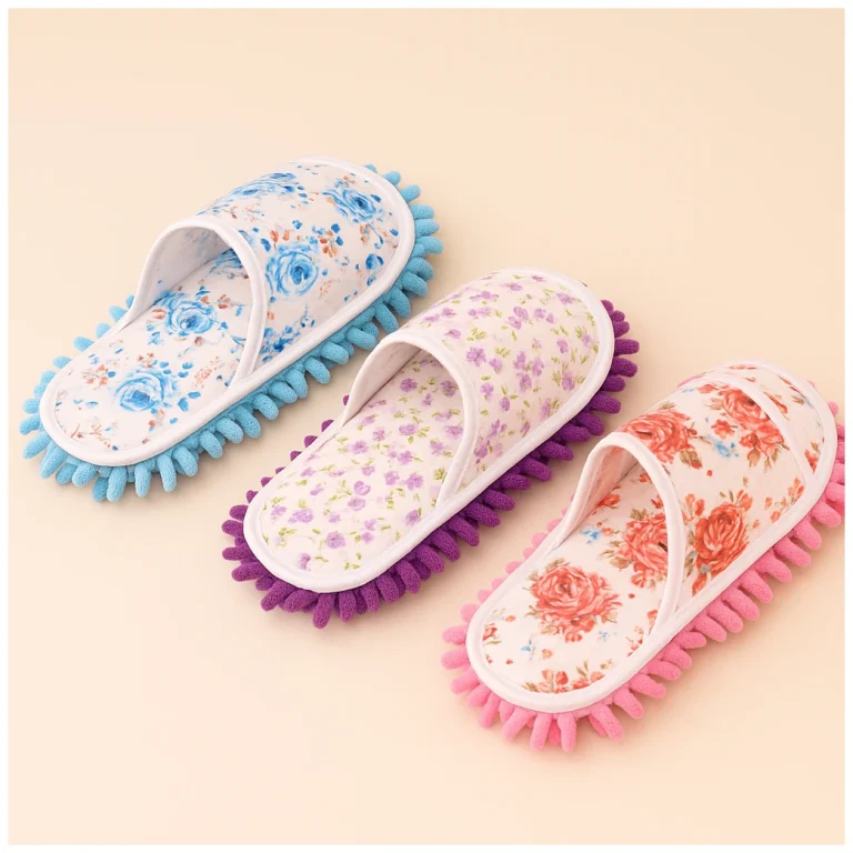 극세사 청소 슬리퍼