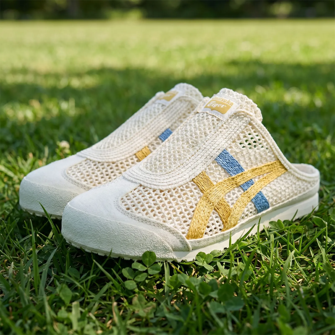 오니츠카 타이거 멕시코 66 사보 크림 머스타드