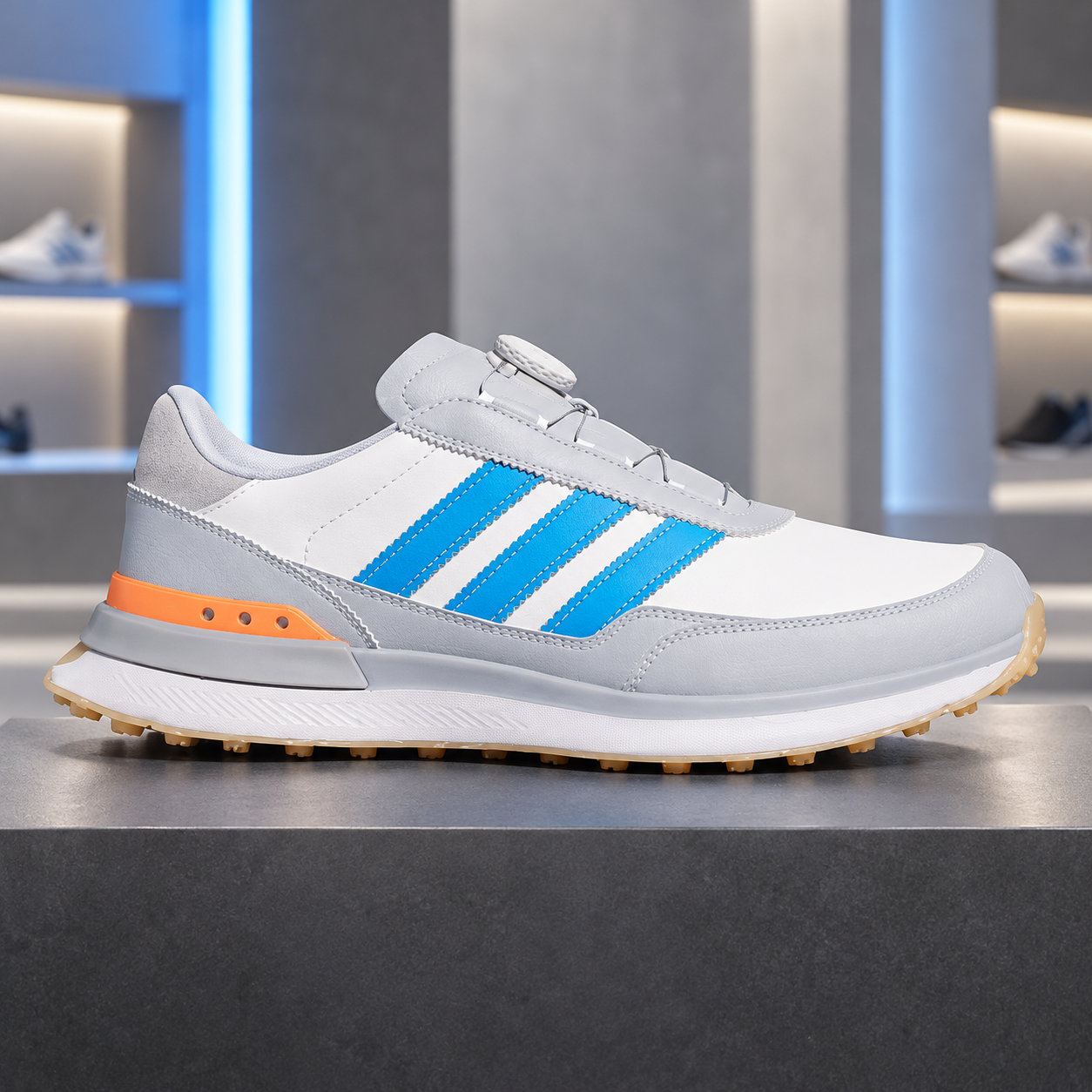 아디다스 S2G 26 BOA JR1887|실버 블루 골프화 스펙